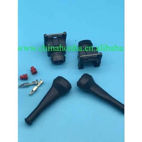 Ev1 Fuel Injector Wiring Plug Kit Suitable for All Ev1 Type for Bosch and Siemens 2 pin waterproof connector