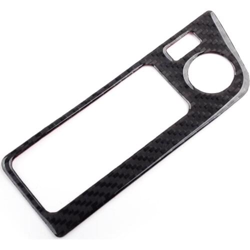 Carbon Fiber Car Headlight Switch Panel Cover Trim Frame Decor Fit for Chevrolet Corvette C7 2014 2015 2016 2017 2018 2019 LHD