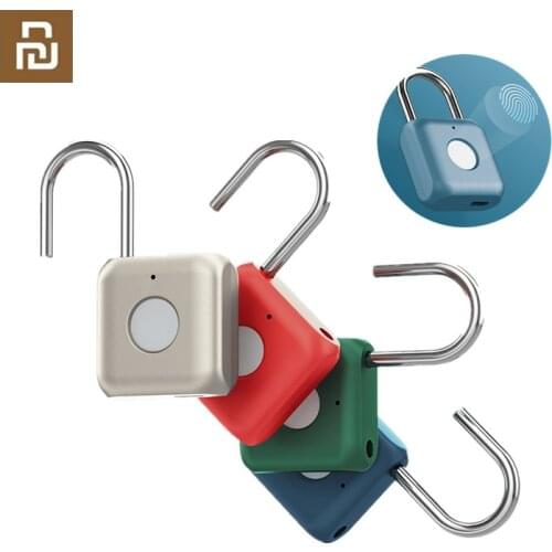 Youdian Kitty Smart Fingerprint Door Lock Padlock USB Charging Keyless Anti Theft Travel Luggage Drawer Safety Lock