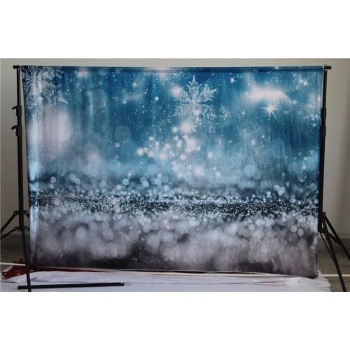 VinylBDS Blue Background Photography Christmas Abstract Photography Background With Shimmer Fantasy Baby Photography Backdrops