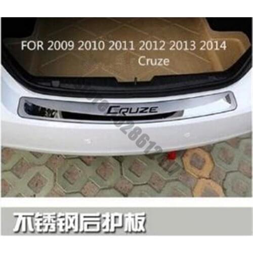 Stainless steel Rear bumper Protector Sill For 2009 2010 2011 2012 2013 2014 2015 2016 Chevrolet Cruze Sedan rear styling