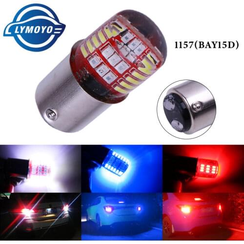10PCS Strobe Flash bulb 1157 P21/5W BAY15D Led bulb 3014 42SMD Lighting bulb Car Tail Reverse Brake Stop Light 12V Strobe Red