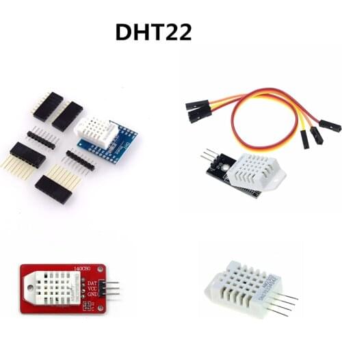 Digital Temperature and Humidity Sensor DHT11 DHT22 AM2302 AM2301 AM2320 Sensor and D1 DHT22 Module