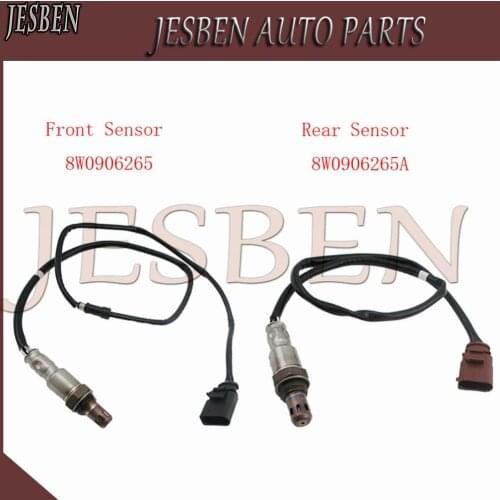 2pcs 8W0906265 8W0906265A Front Rear New Lambda Probe O2 Oxygen Sensor Fit for AUDI A4 B9 1.4 A5 2.0 TFSI 2016 2017 2018 2019