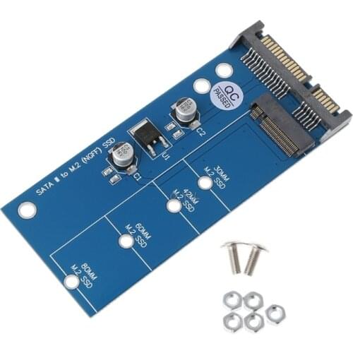 M2 Next Generation Form Factor SSD SATA3 SSDs To SATA Expansion Card Adapter SATA To Next Generation Form Factor Converter