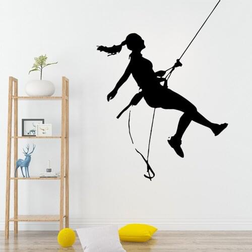 Exquisite Sports Rock Climbing Wall Sticker Pvc Removable For Kids Rooms Home Decor Removable Mural muursticker