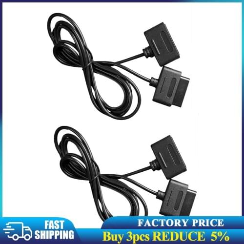 1/2pcs 1.8m Game Controller Extension Cable Data Cord for Nintendo SNES Controller