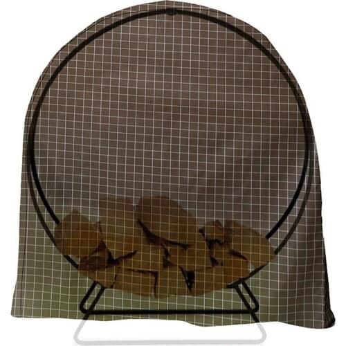 Round Firewood Rack Cover Waterproof Outdoor Patio Firewood Storage Log Rack Cover 210D Oxford Cloth Firewood Home Cover
