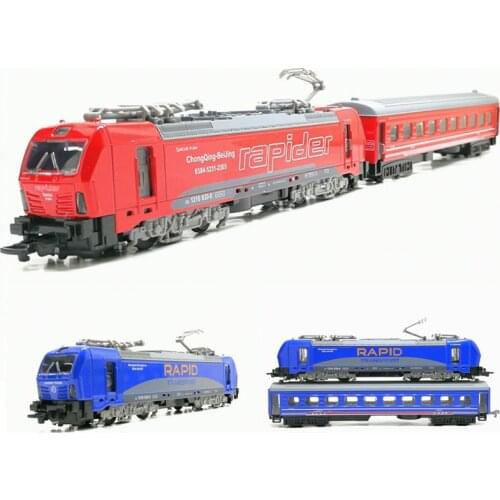 1/32 Alloy Double-section Tram Model Pull Back Locomotive Model Toys Car Music Light Children Toy