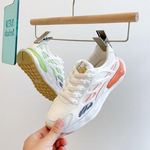 Fashion Trend Casual Sports Shoes Spring And Summer New All-Match Low-Cut Mesh Breathable Ladies Single Shoes