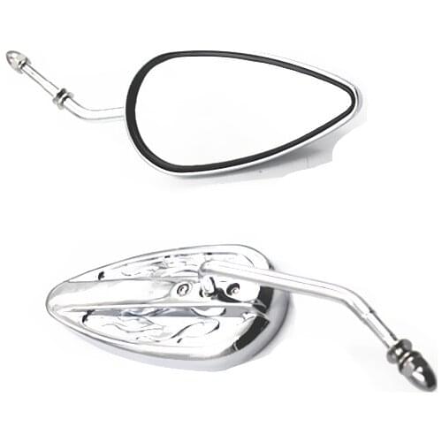 Motorcycle Chrome Custom CNC Mirrors For Harley Dyna Electra Glide Road Glide Breakout Iron 883 Low Rider Softail Sport Glide