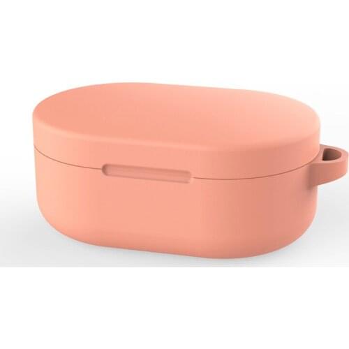 Soft Colorful Silicone Earphone Cover For Redmi Bluetooth Headset AirDots With Buckle Anti-loss Silicone Protective Set