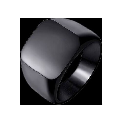 Polish Square Ring 316L Stainless Steel Jewellery Unisex Biker Punk Gothic Style 7-15