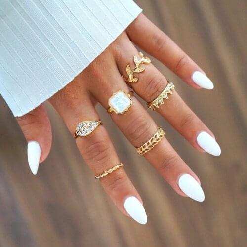 Qiaoyue Women's Gold Rings