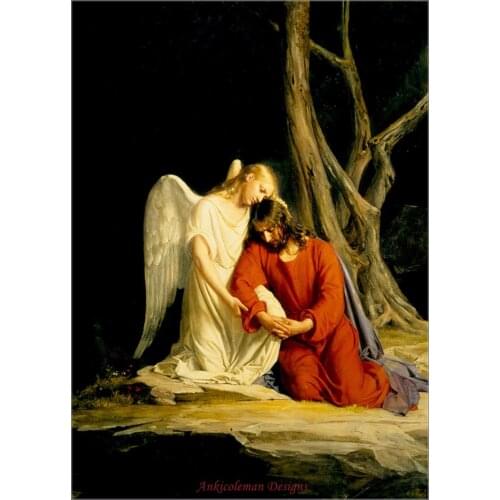 Needlework for Embroidery DIY DMC High Quality - Counted Cross Stitch Kits 14 ct Oil painting - Christ at Gethsemane