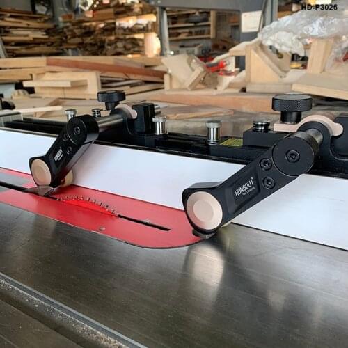 Woodworking Table Saw Press Feeder Backing Guide Band Sawing Fence Push Wood Guide Safety Aid Tools For Router Table