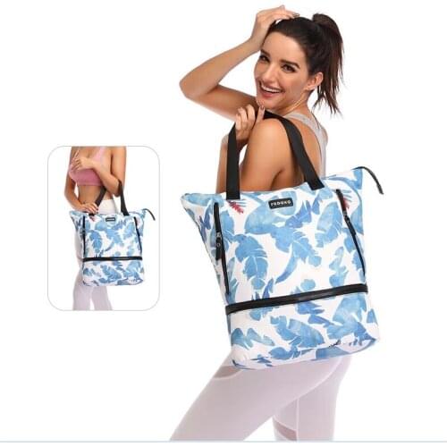 Women Gym Yoga Mat Bags for Fitness Training Sports Duffel Bag Portable Shoulder Bag Travel Luggage Sac De Sport