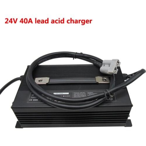 1500W 24 Volt charger 24V 40A 35A Lead Acid Battery Charger For 24 V Lead-acid Battery Pack Folklift golf cart charger