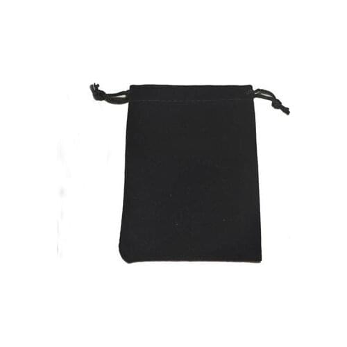 10*12cm 300pcs Black Velvet Bags For Jewelry Pouch Gift Bag Package With Drawstrings Bag Wed/necklace Diy Women Flannel Display