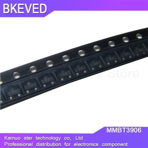 100PCS MMBT3906 2A 3906 MMBT3906LT1G 2N3906 200mA 40V SOT-23 PNP SMD Triod Transistor new and Original
