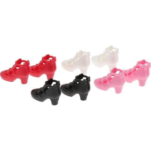 4 Pairs of 11inch Dolls Shoes for 1/6 Blythe BB Momoko Azone Accessories