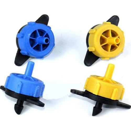 5pcs/pack Drip Irrigation Adjustable Dripper Barbed Connector Sprinkler Micro Fittings connect 4/7mm hose