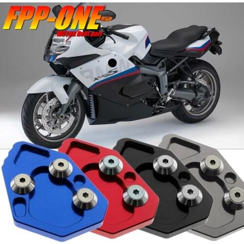 For BMW K1200S 2004-2008 K1300S 2009-2017 Motorcycle Accessories Kickstand Sidestand Stand Extension Enlarger Pad