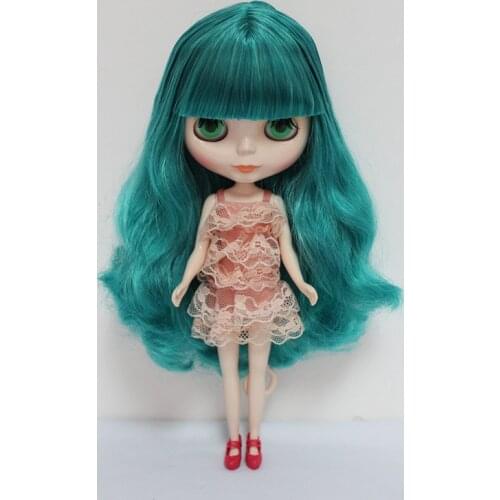 Free Shipping big discount RBL-8 DIY Nude Blyth doll birthday gift for girl 4 colour big eyes dolls with beautiful Hair cute toy