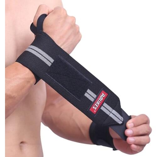 AOLIKES Wrist Support Straps Wraps For Weight Lifting Fitness Gym Sport Wristbands Hand Bands 3 Colors Training Necessary