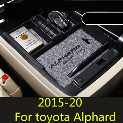 For toyota Alphard 2015-20 Car armrest box storage box central storage compartment compartment storage box car Accessories