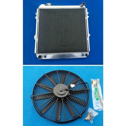 NEW 3 Row Aluminum Radiator & Fan For Toyota Pickup Truck 4Runner 3.0L V6 1988-1995 88 89 90 91 92 93 94 95