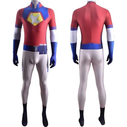X Suicide 2 Peacemaker Bodysuit Quinn halloween costumes for man kids adult Cosplay Christopher Smith Tights jumpsuit anime