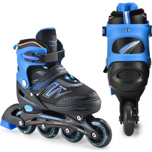 Competition Skates Adjustable Inline Skates with Illuminating Wheels For Kids Boys Girls Ladies Sliding Free Skate