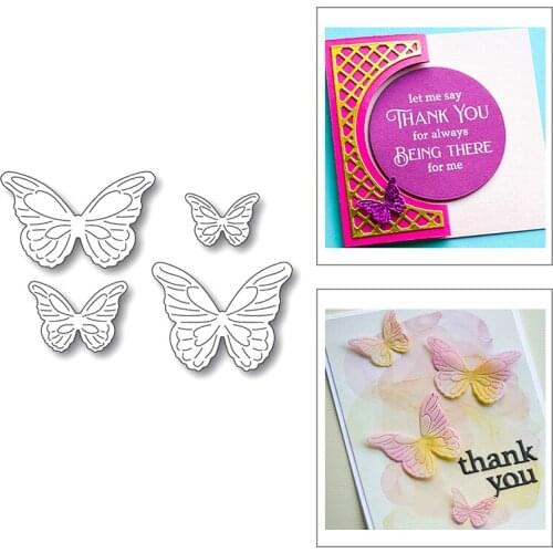 Hot 3D Elegant Butterfly Insect 2020 New Metal Cutting Dies Stencils For DIY Scrapbooking Paper Craft and Card Making No Stamps