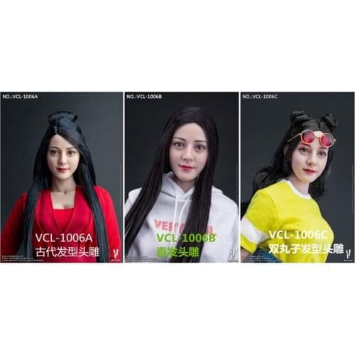 Hot Sales 1/6th VERYCOOL FX08 & VCL-1006 Asian Female Head Sculpture Flexible Sexy Women Body Figures Collection