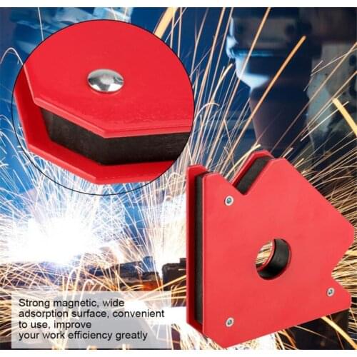 2pcs/50IBS Soldering Locator Strong Magnetic Welding Magnets Holder for Welding Angles Welding Corner Holder Positioner