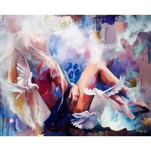 DIY Painting By Numbers Kids Coloring Abstract egyptian woman Paint By Numbers For Adults Photo Frames For Picture Decor For The