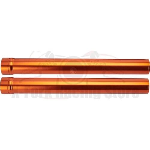 New Arrivals Front Outer Fork Tubes Pipes Orange Color Pair For KTM DUKE 390 DUKE 125 DUKE 250 2017-2019 2018 480mm/18.90inch