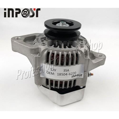 NEW ALTERNATOR FOR KUBOTA A28 ENGINE 15881-64201 9760211-163 18504-6220
