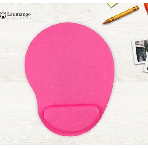 Pink Mouse Pad With Wrist Rest Mice Mat Laptop Gamer Keyboard Office Table Mats Support Finesse Soft Mousepad For Cs Go Gamer