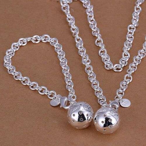 S057 jewelry silver plated jewelry set, fashion jewelry set Ball /aitajaaa fyxaoqea