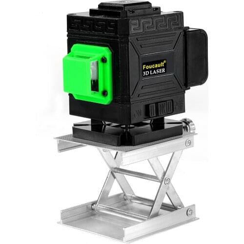 12Lines 3D Green Laser Level IP65 Auto Self-Leveling Laser Level US Plug FC-185A