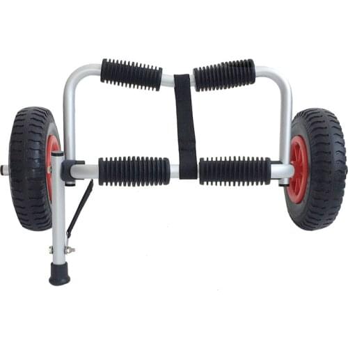Y02013B Folding Foldable sit-on-top kayak canoe Inflatable Wheels Sand Shopping Trolley kayak trailers aviation aluminum