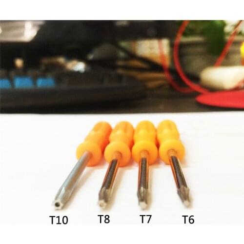 T6 T7 T8 T10 Security Screwdriver mini Torx Screwdriver bit with 45# steel hand tool Repairing Opening Tool Screw Driver