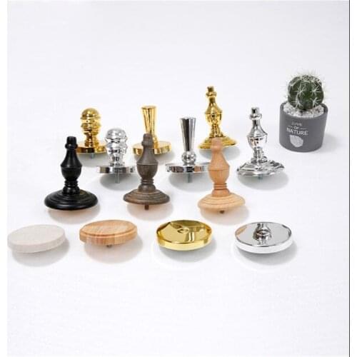 12style Cloth Hood Accessories For Head Mannequin Body Model Electroplated Screw Wood Plastic Head Cover Accessories 1pc D242