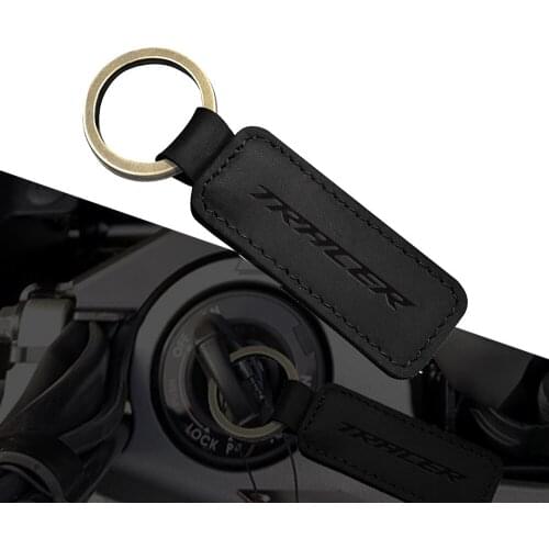 Motorcycle Cowhide Keychain Keyring Case for Yamaha MT-07 MT-09 Tracer 125 700 900
