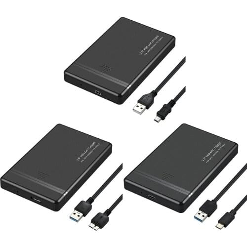 High Speed 5gbps Sata Mobile Hard Disk Case For 2.5 Inch Solid State Drive Box Ssd External Enclosure Adapter