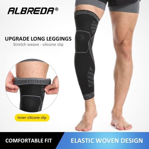 2 Pieces Sports Safety Football Baskball Leg Sleeve Knee Protector Calf Compression Sleeves Elastic Knee Support Brace Knee Pad