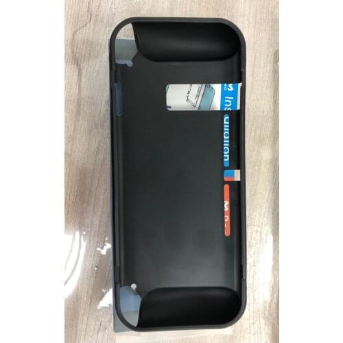 NS Switch Console TPU Protective Silicone Case Cover Shell Docking Handle Grip with 4 Game Card Slot