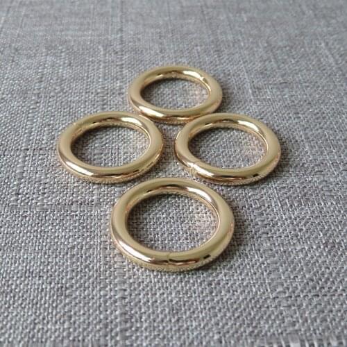 100pcs 15mm 20mm 25mm 32mm metal O ring belt clasp strap buckle for bag dog pet harness collar backpack sewing garment accessory